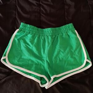 forever 21 green dolphin shorts